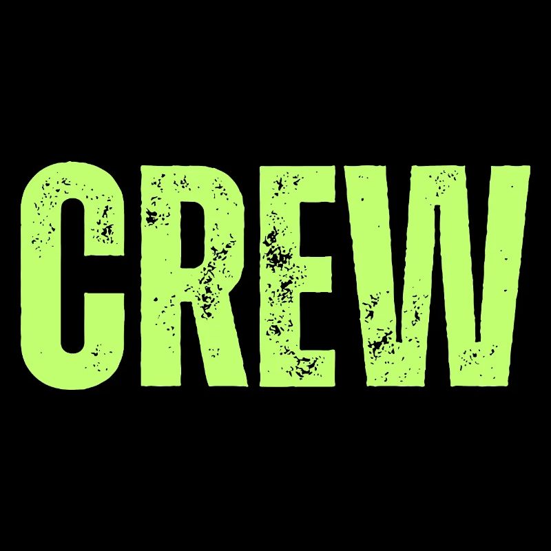 Crew Typography Green