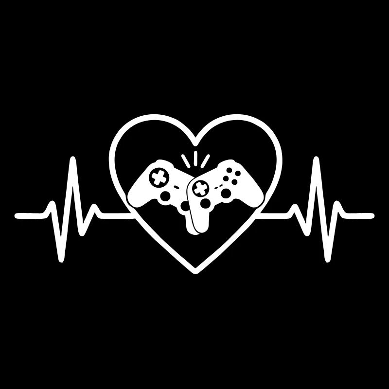 Console Controllers Heart Gamer Love Video Game