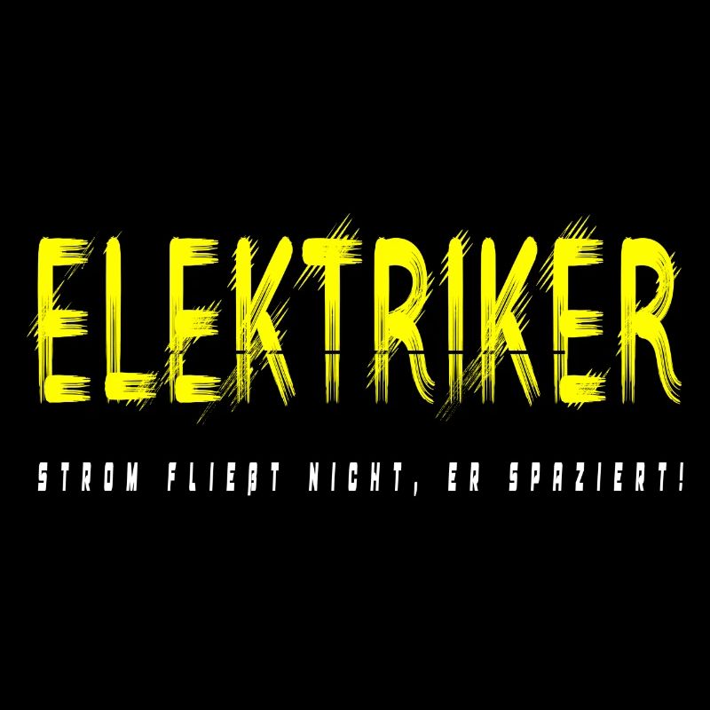 Elektriker Handwerker Design