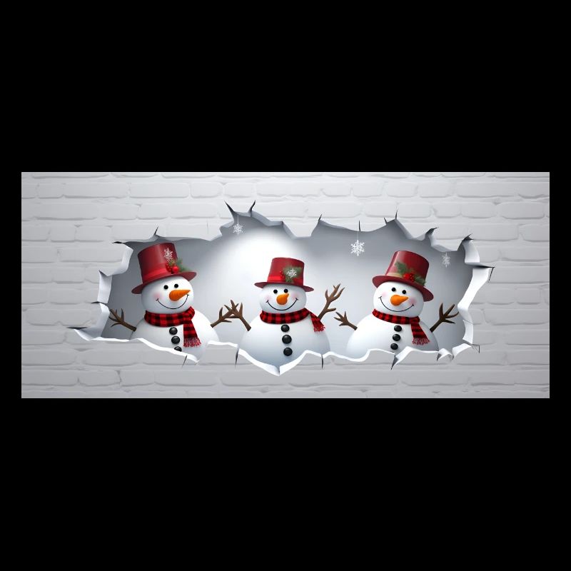 3D Snowman