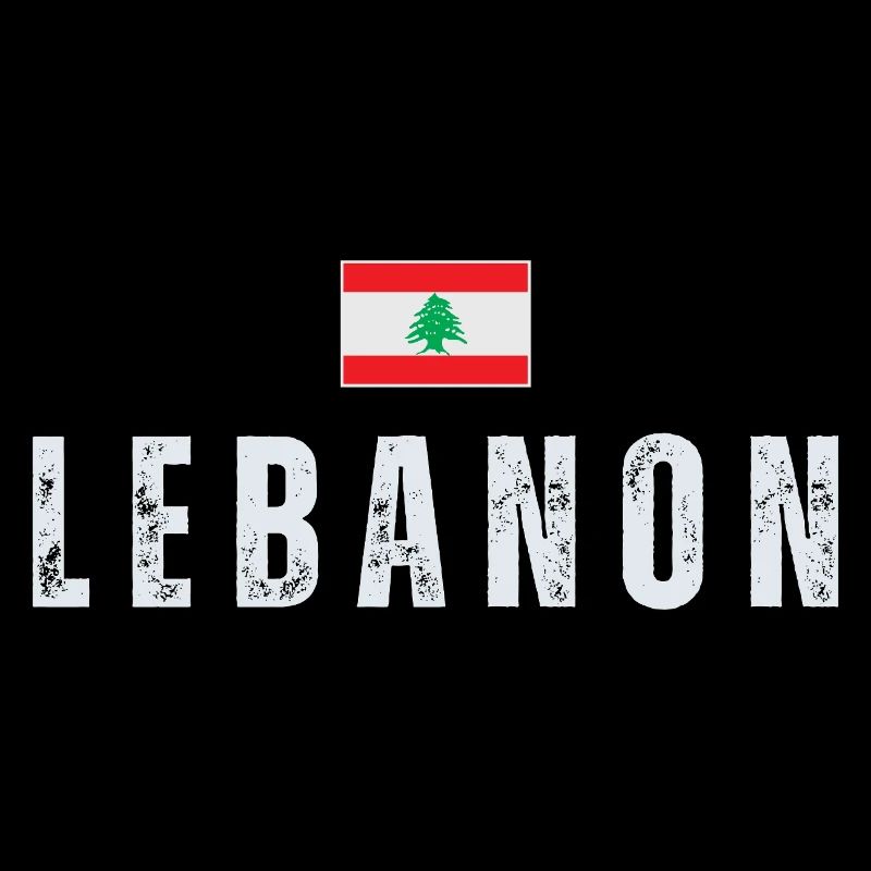Stolzer Libanese, Flagge des Libanon