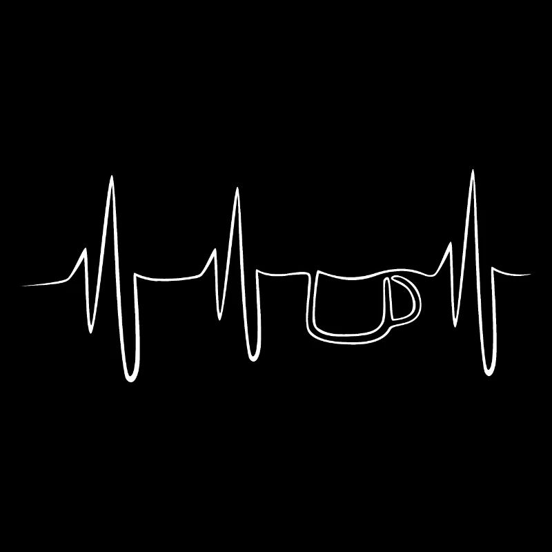 coffee coffee café symbol one line pulse graphic