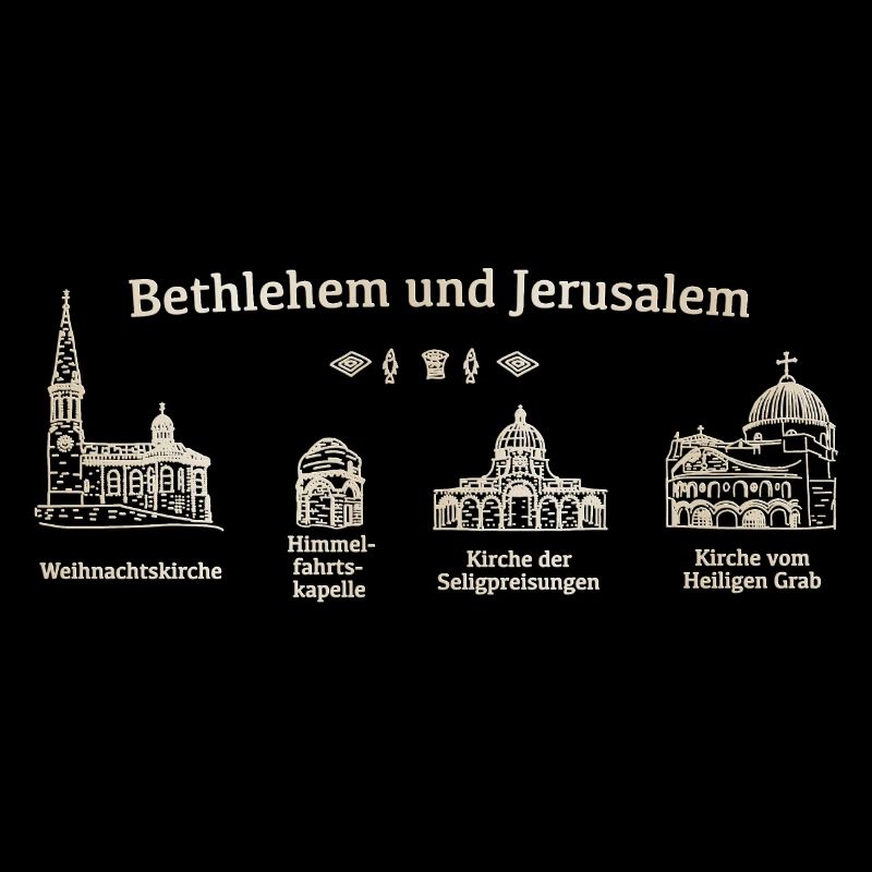 Bethlehem, Jerusalem, heilige Orte. Grabeskirche