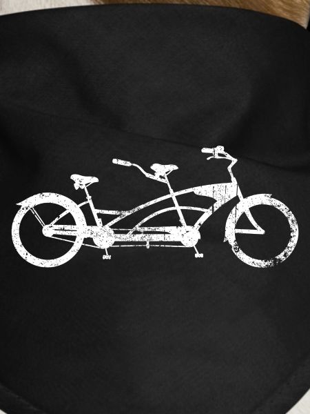 Twin Bicycle Silhouette