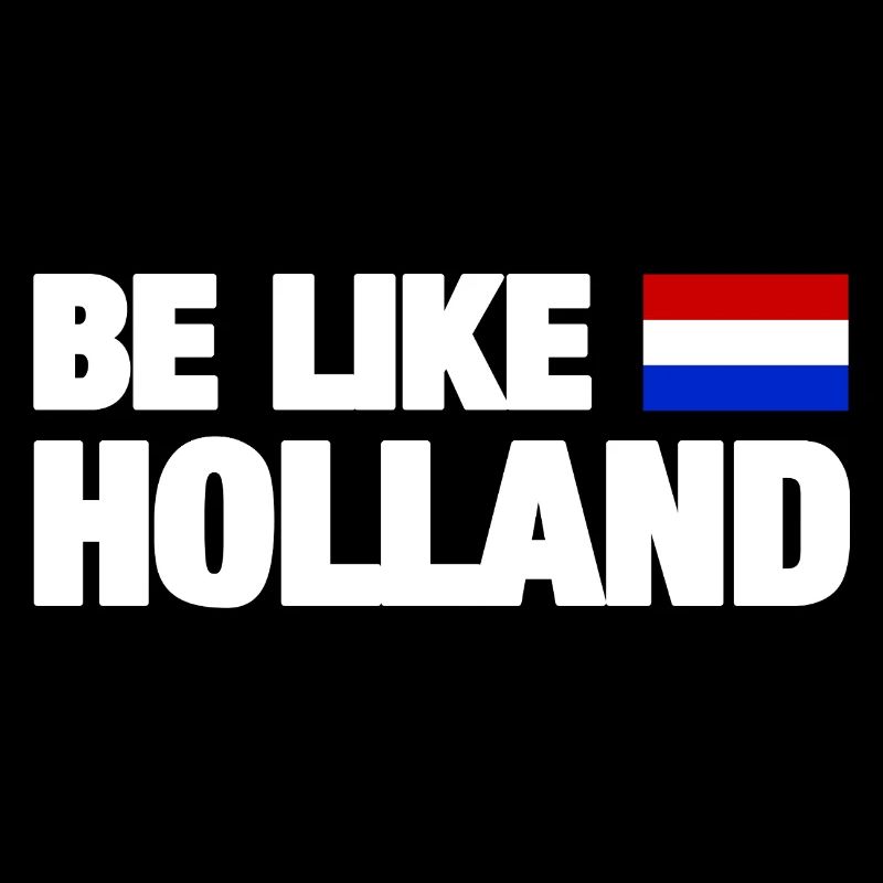 Motif de conception du drapeau de la Hollande