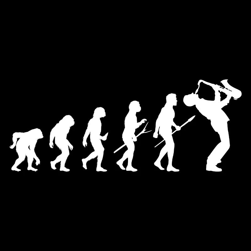 Saxophon Saxophonist Saxophonist Evolution Funny