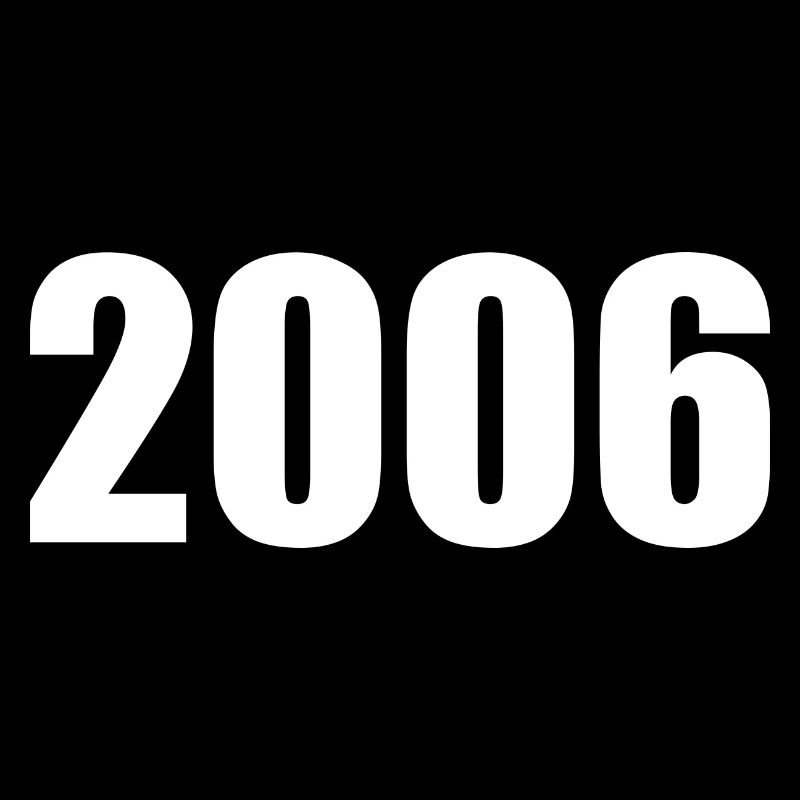 2006 modèle d’anniversaire personnaliser la conception
