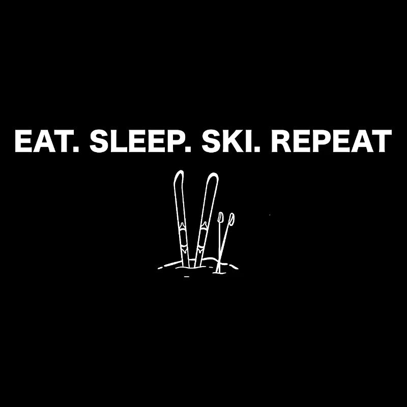 Manger. Dormir. Ski. Répéter