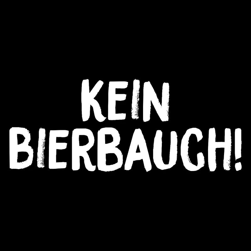 Pas de ventre de bière (lettres blanches)