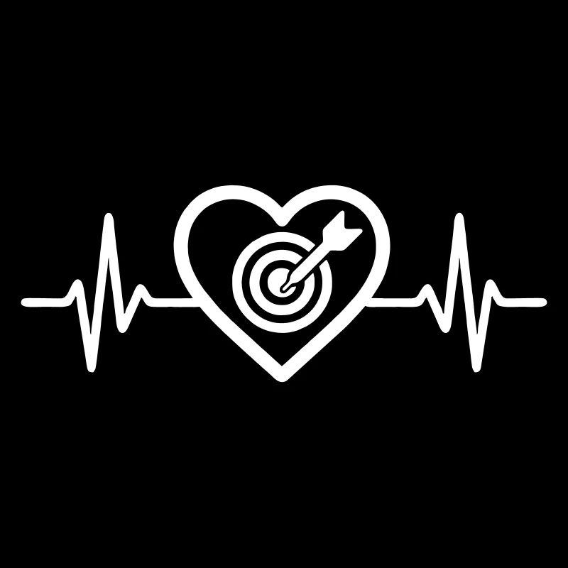 Jeu de Fléchettes Cœur Cible