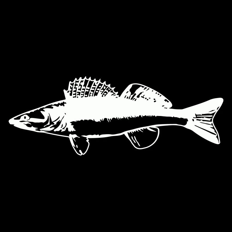 Poisson avec mouvement de l’eau