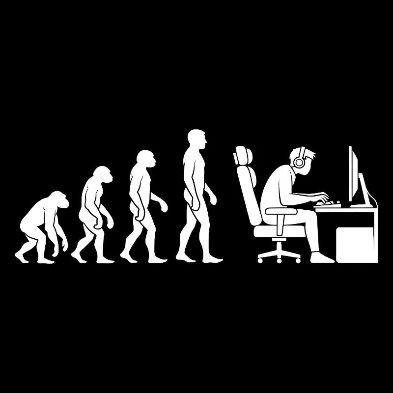 Evolution ends at the desk