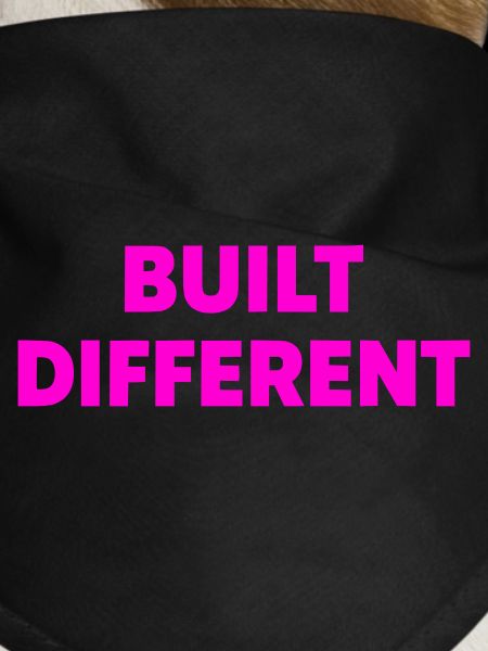 Differently built typography