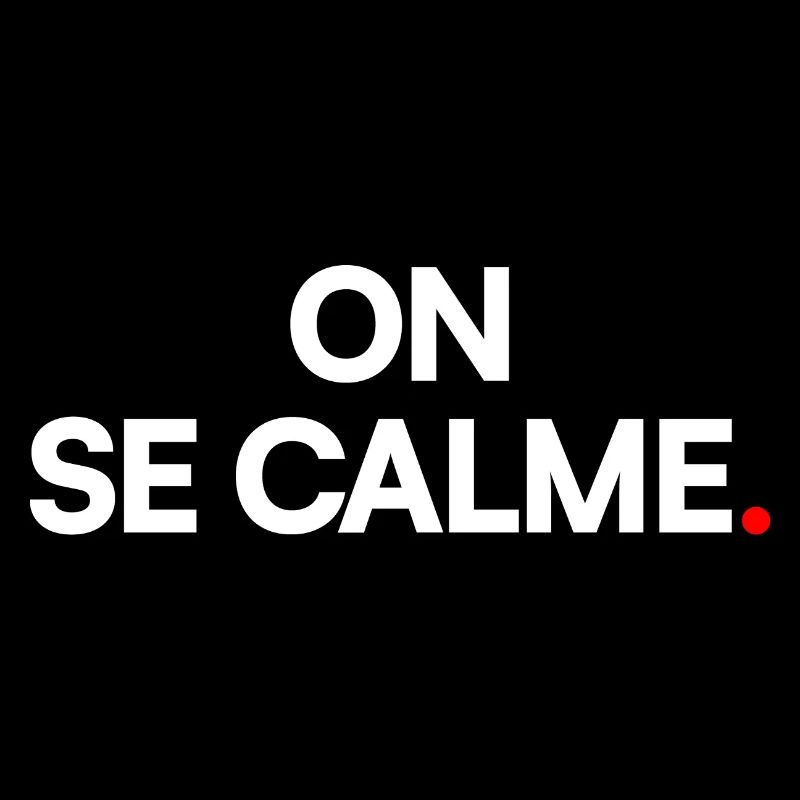 ON SE CALME | Expression humour minimaliste