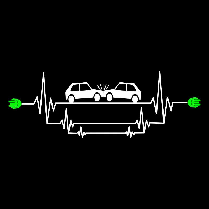 Dangerous e-car accident