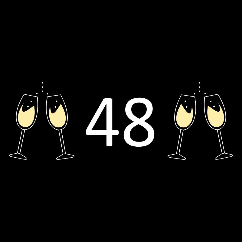 48e anniversaire 48 ans 48 ans numéro 48