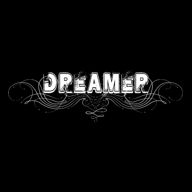 Lettrage DREAMER avec lignes décoratives