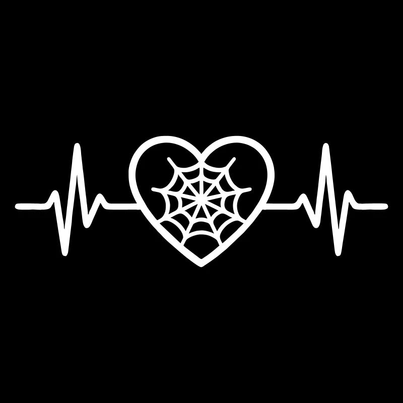 Halloween Heart Spider Web