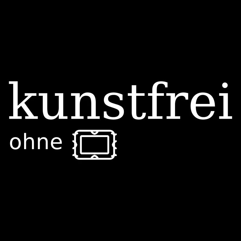 kunstfrei mit ohne rahmen