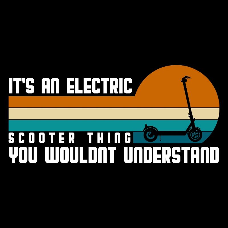 Rollerfahrer E-Bike E-Roller Hybrid