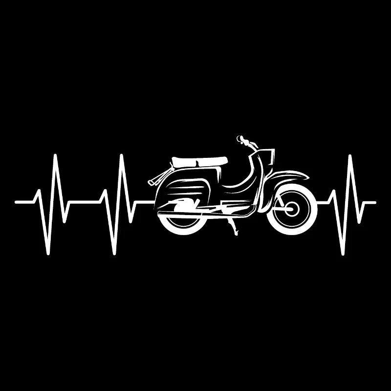 Simson Schwalbe Schwalbefahrer Heartbeat Pulse