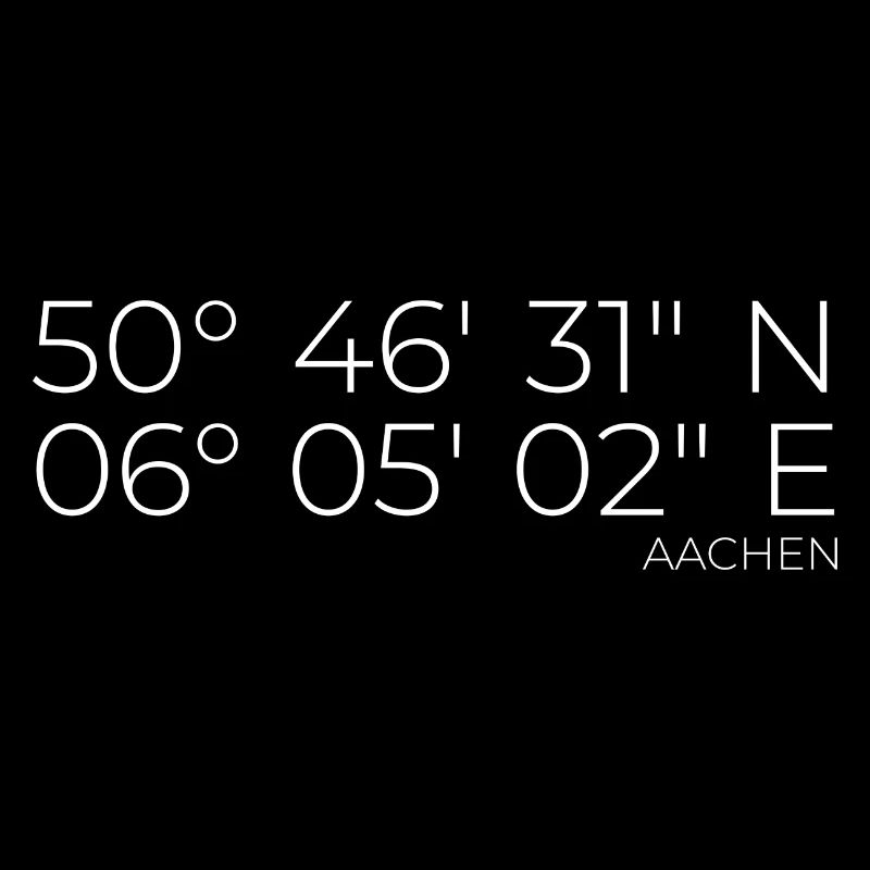 coordinates Aachen