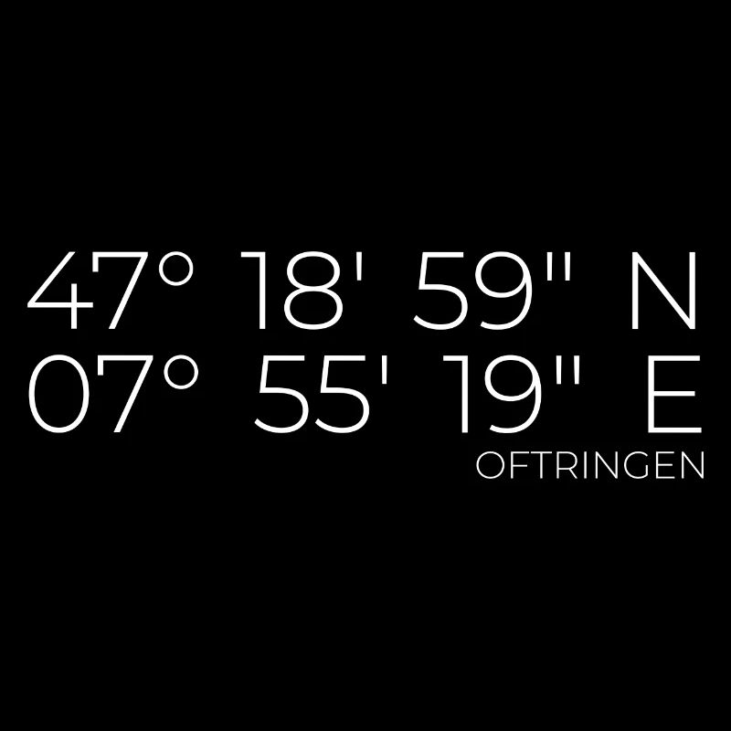 Coordinates Oftringen Switzerland