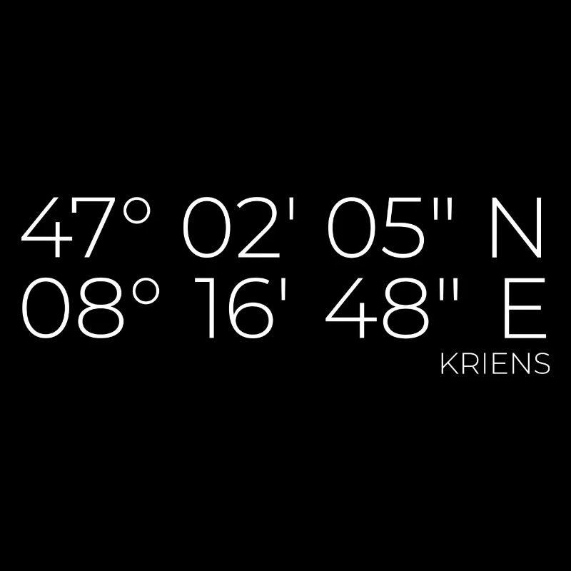 Coordinates Kriens, Lucerne, Switzerland