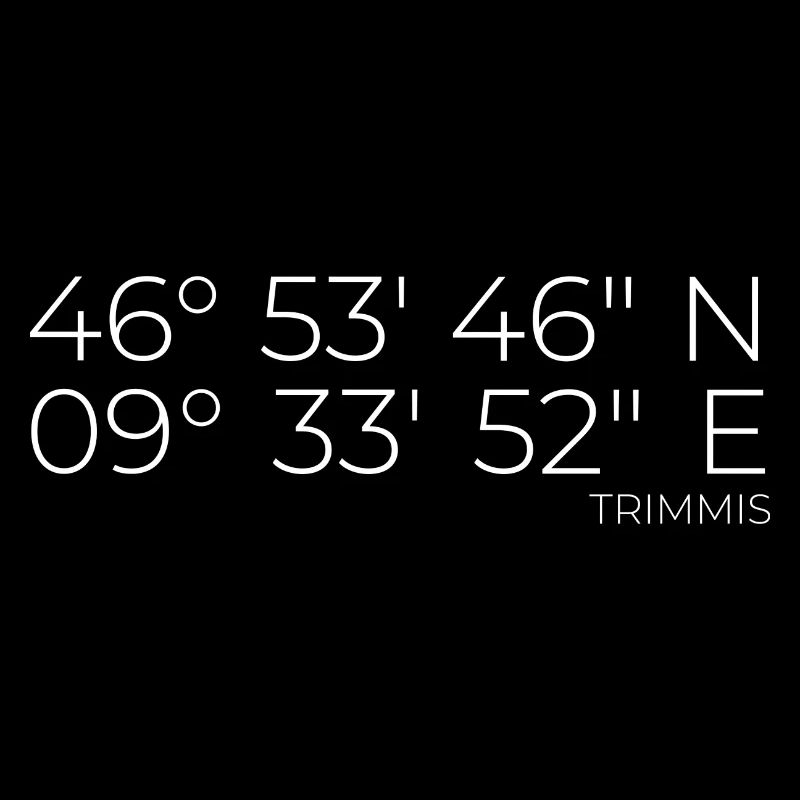 Coordinates Trimmis Graubünden Switzerland