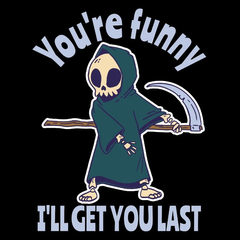Funny Grim Reaper Skeleton Halloween Costume