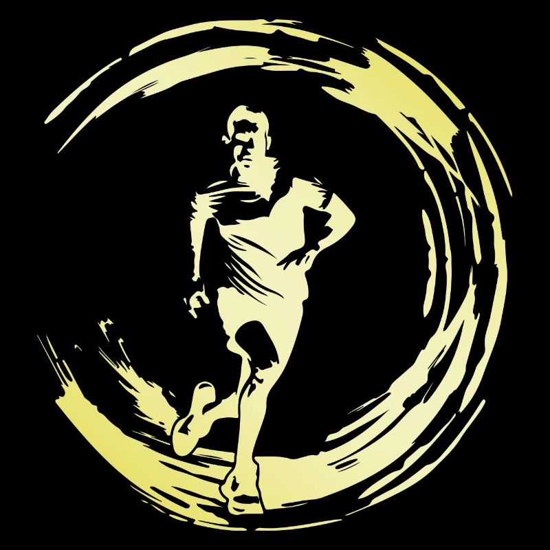 Running Marathon Mann