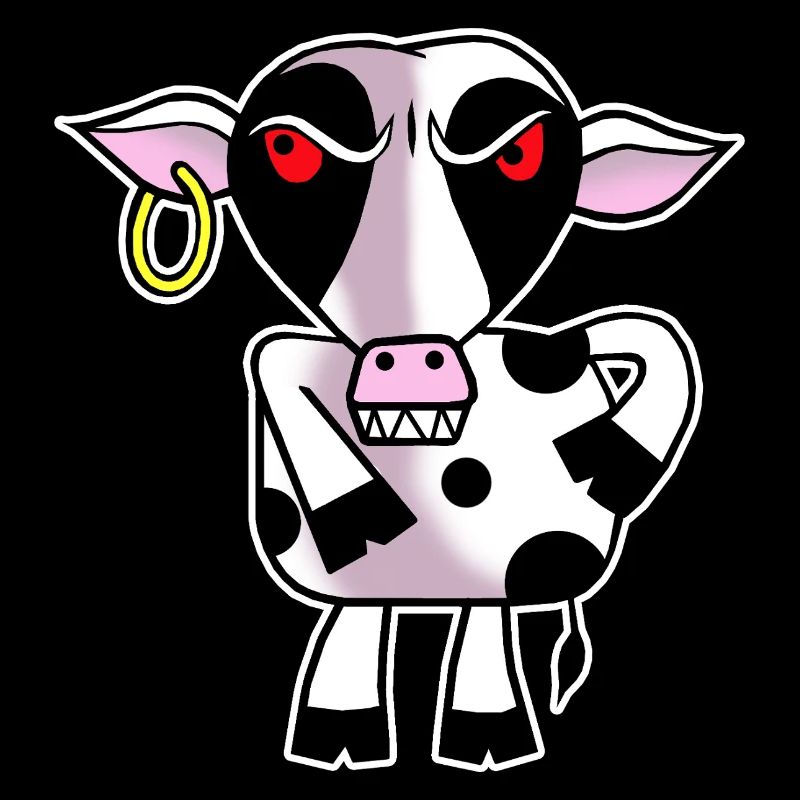 Vache en colère