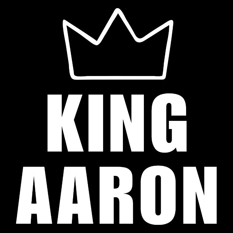 T-shirt Gorille du Roi Aaron – Nom commençant par A