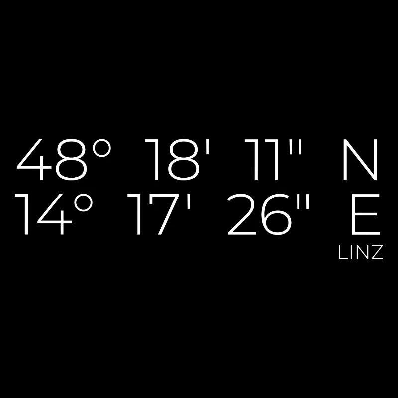Coordinates Linz, Austria