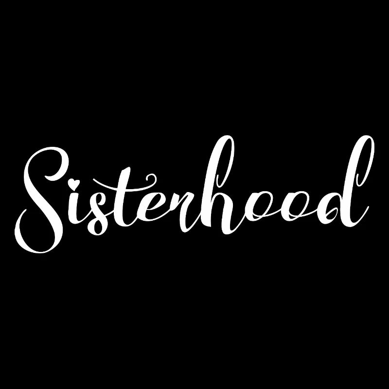 Sisterhood Script Emblem