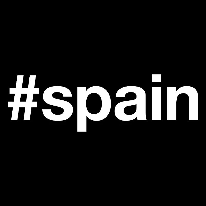 SPAIN Hashtag Spanien