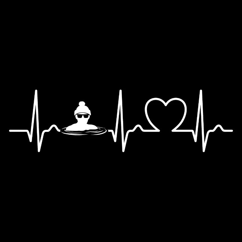 Herzkurve, Puls, Eisbaden, Eisbad, Herz