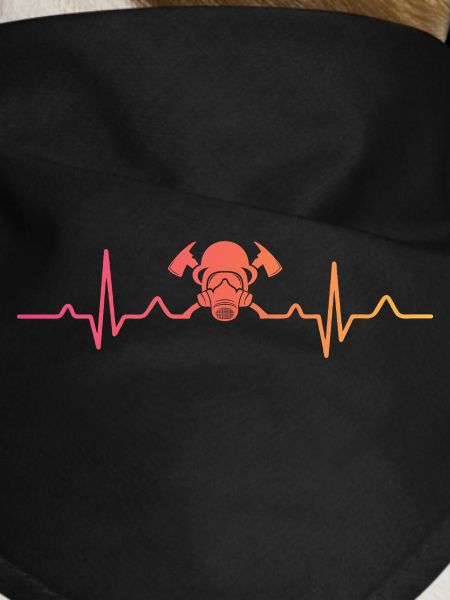Firefighter Sunset Heartbeat Firefighter