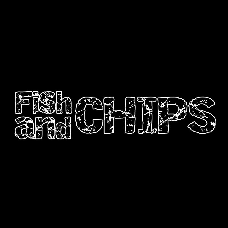 Fish and Chips Retro Ragged