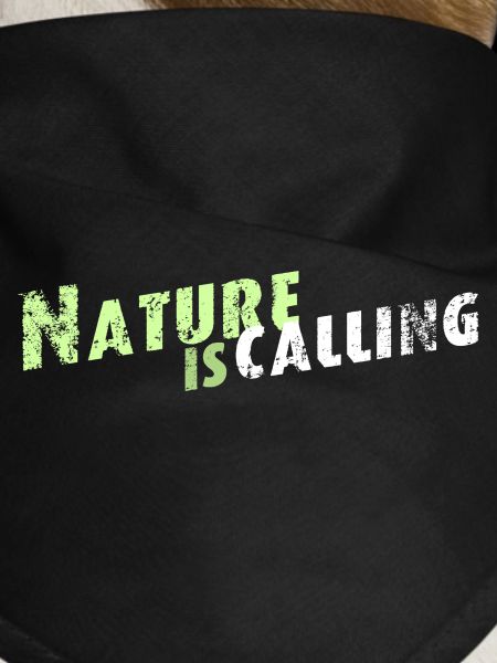 Nature is calling lettering
