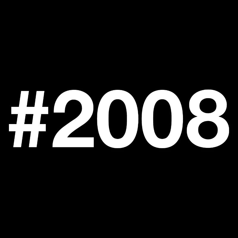 2008 Hashtag 18 ans 18e anniversaire