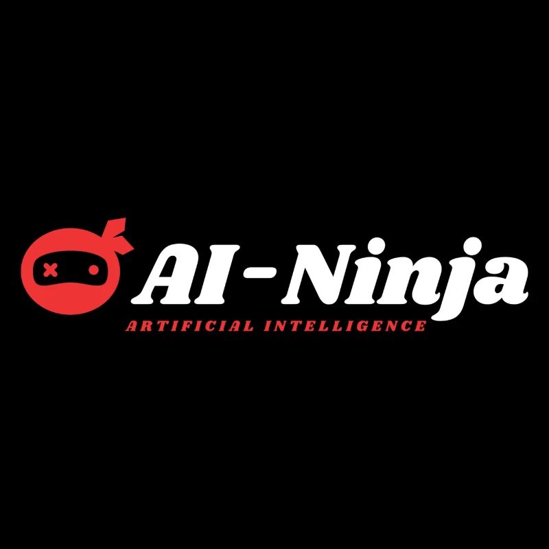 Futuristic AI ninja design