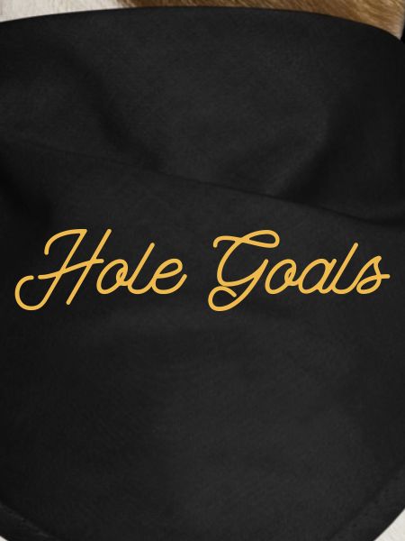 Hole Goals Golf Saying