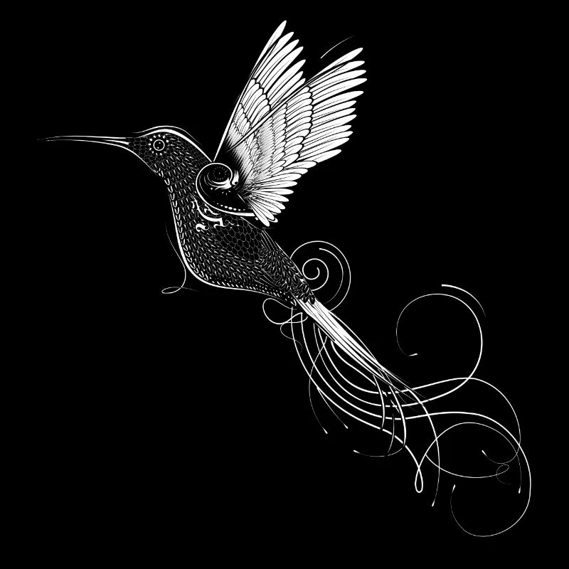 fanciful hummingbird