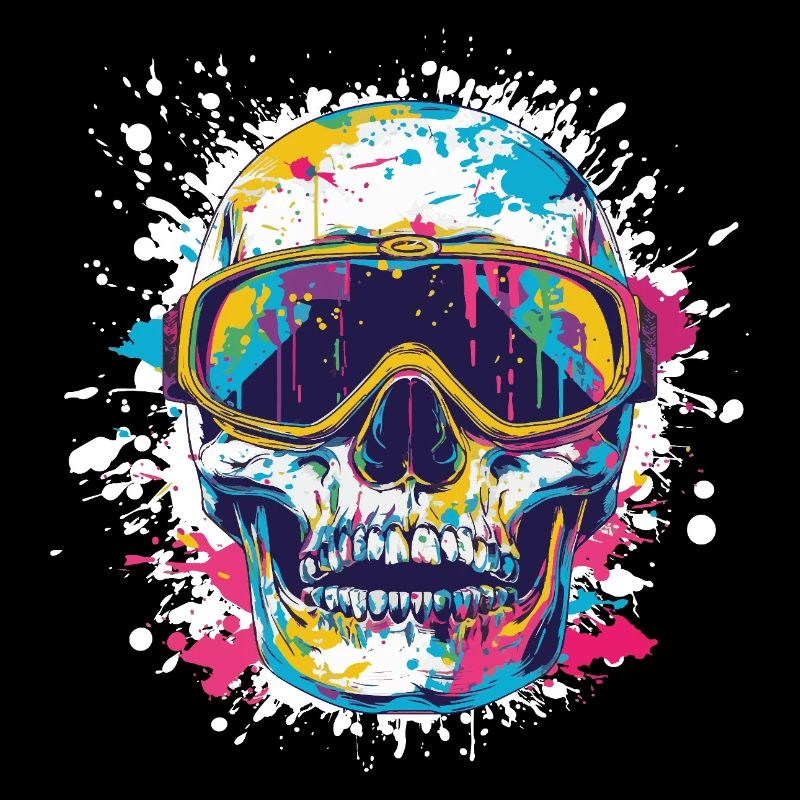 Skull Ski Ski Goggles