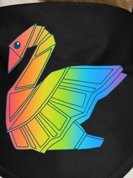 Regenbogen-Schwan
