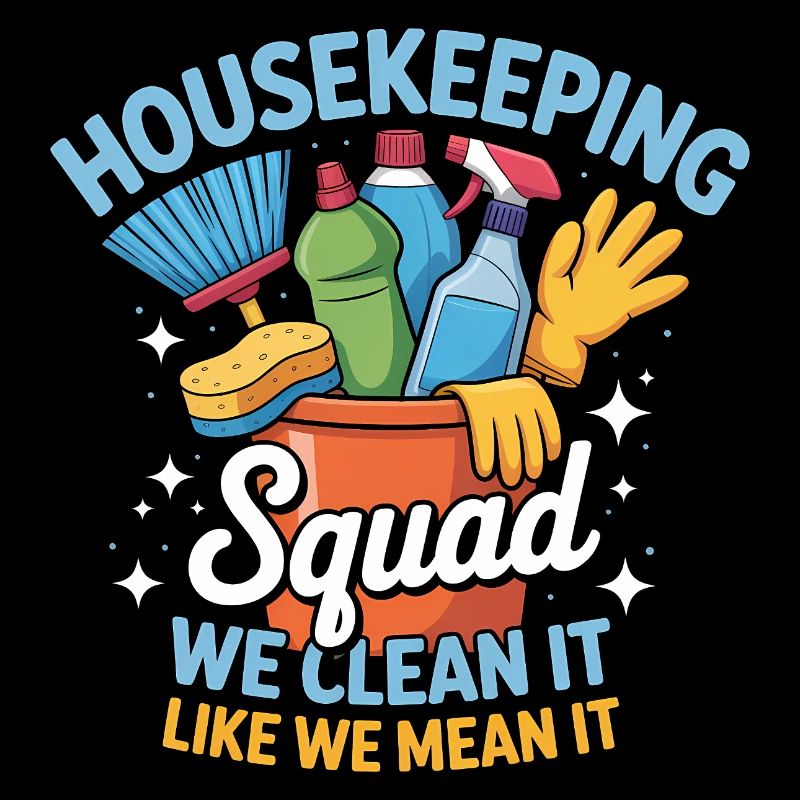 Funny Cleaning Design