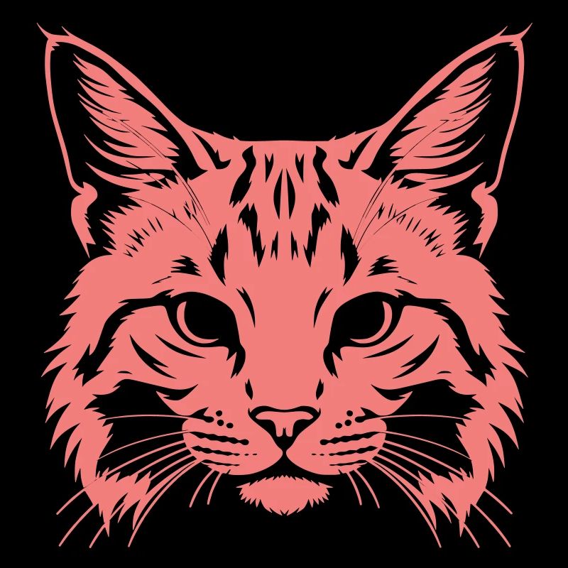 Silhouette de tête de chat