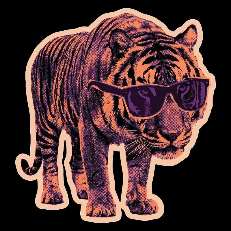 Tiger Sunglasses Risography