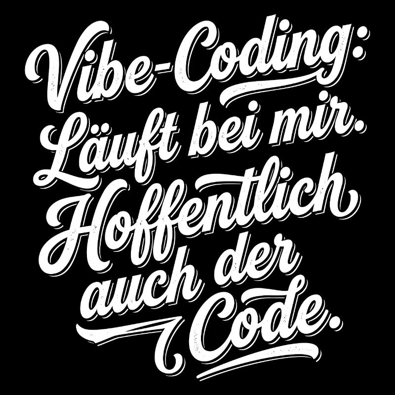 Vibe Coding läuft bei mir hoffentlich Code